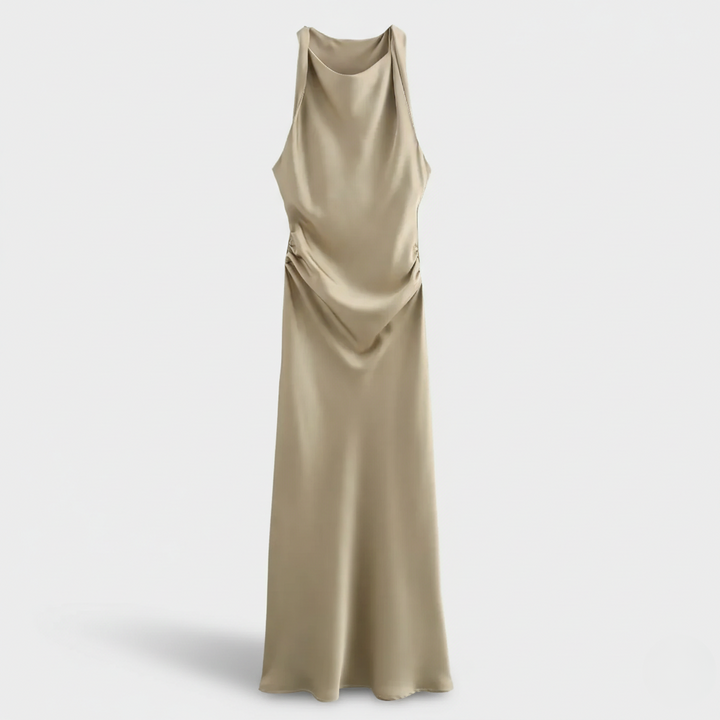 Karrie | Vestido Midi de Cóctel Sin Mangas para Mujeres