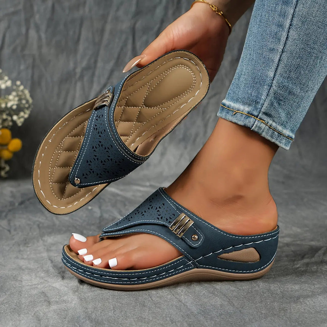 Élodie™ - Sandalias de cuña con talón abierto para mujeres