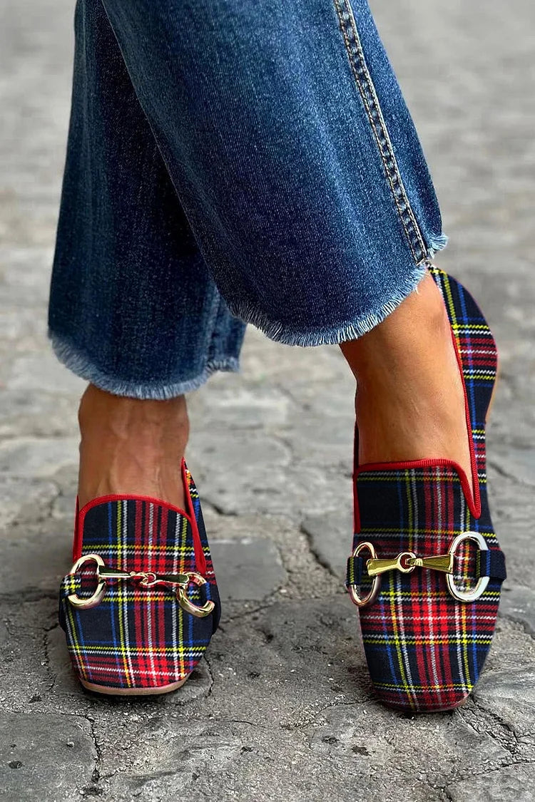 Mélani™ | Mocasin de cuadros