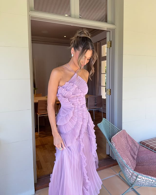 Vestido Maxi con Volantes Emma