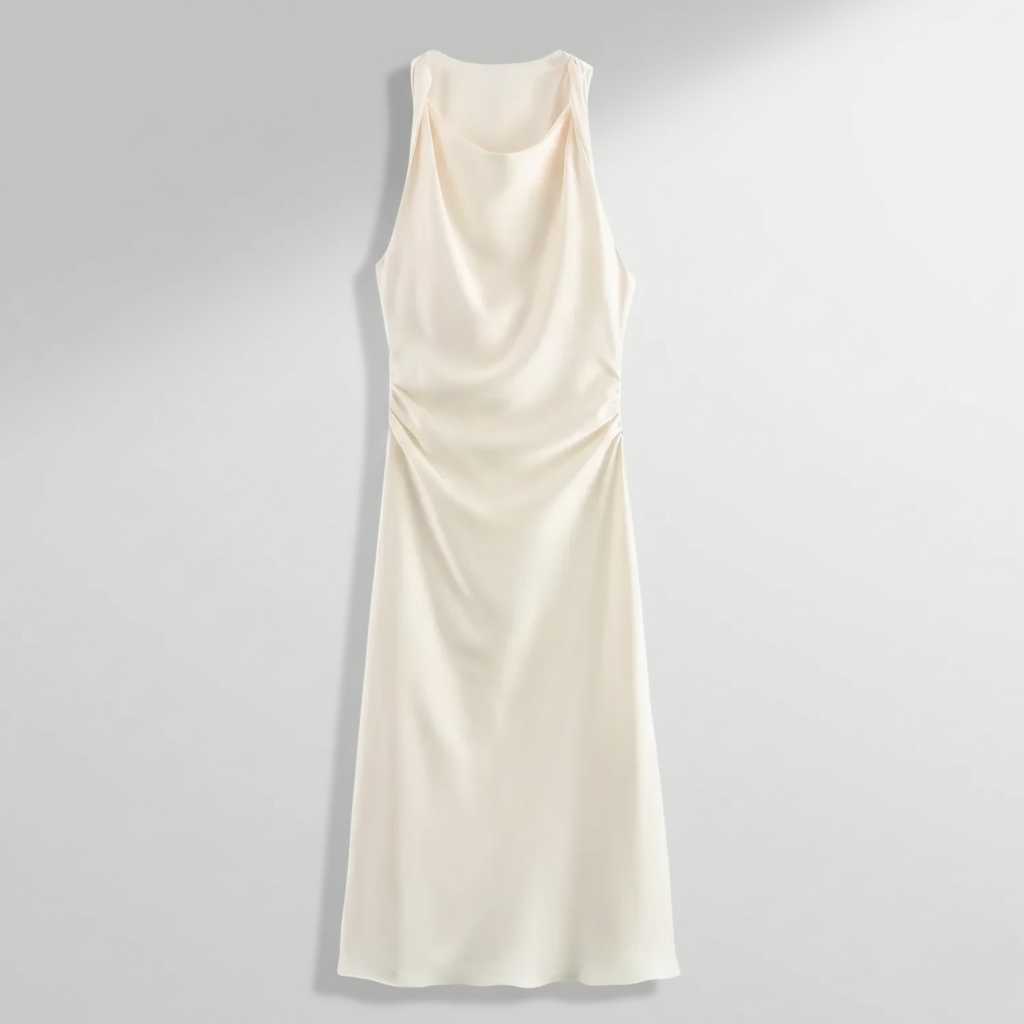 Karrie | Vestido Midi de Cóctel Sin Mangas para Mujeres