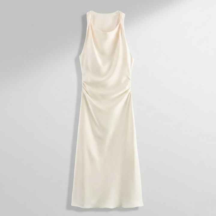 Karrie | Vestido Midi de Cóctel Sin Mangas para Mujeres