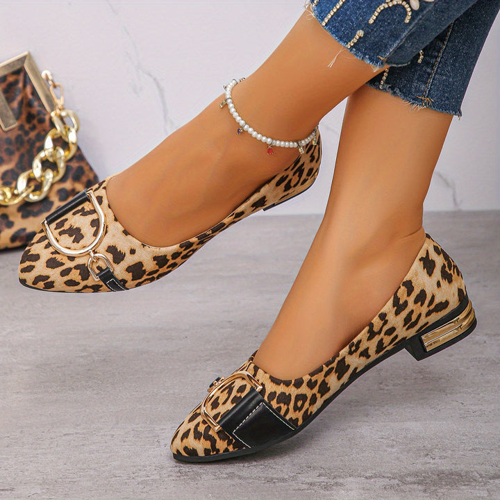 Kayleigh™ | Mocasin Leopardo