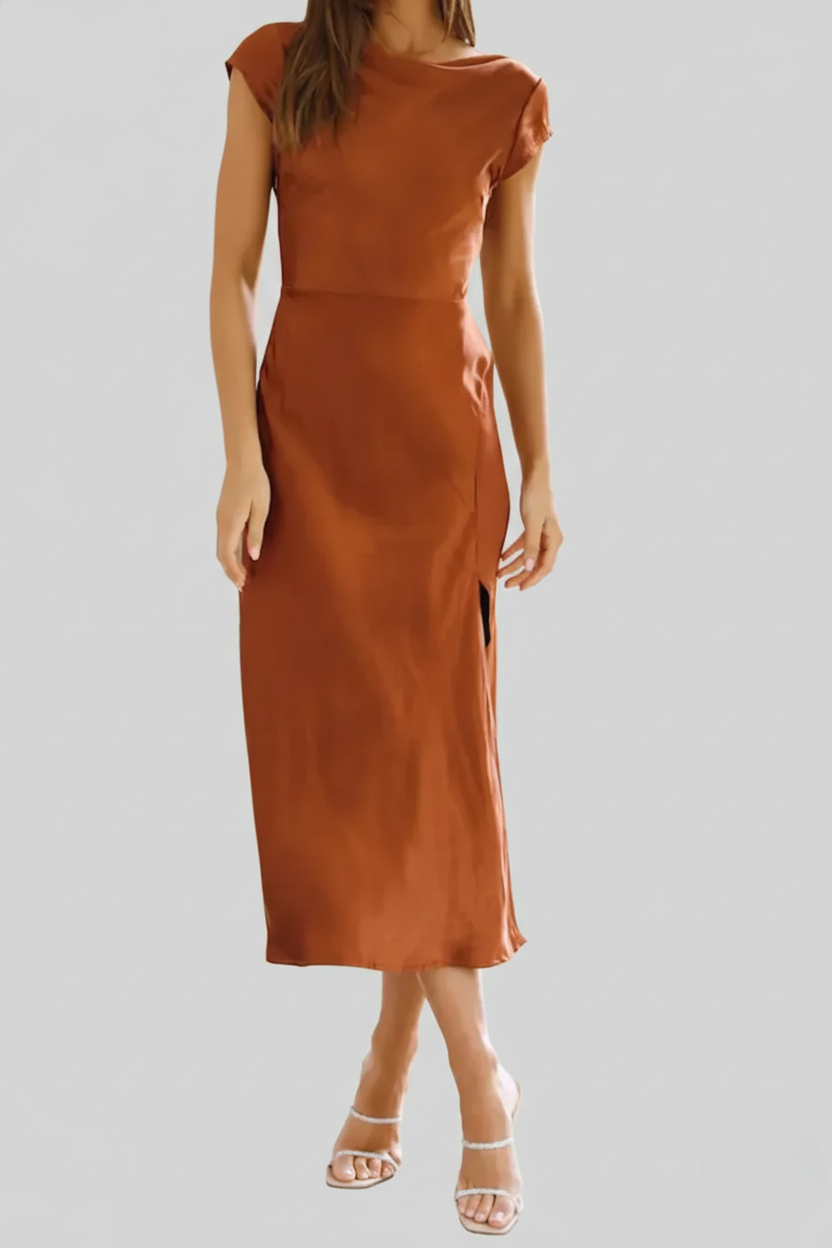 Shane | Vestido Midi Sin Mangas para Mujeres