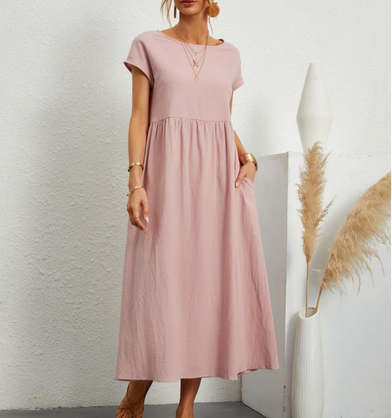 Esmeralda | Vestido Midi de Manga Corta para Mujeres