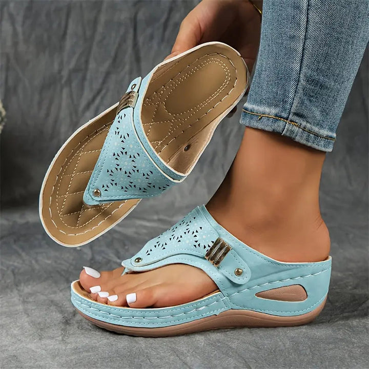 Élodie™ - Sandalias de cuña con talón abierto para mujeres