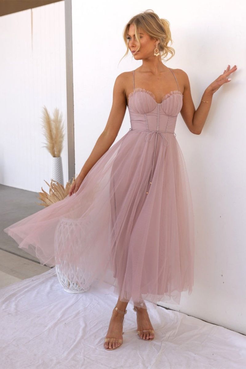 Lana | Vestido Midi de Tul para Mujeres