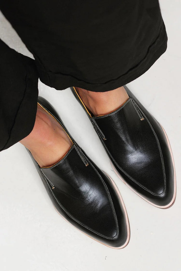 Zofia™ | Mocasin de Parcheado en Negro