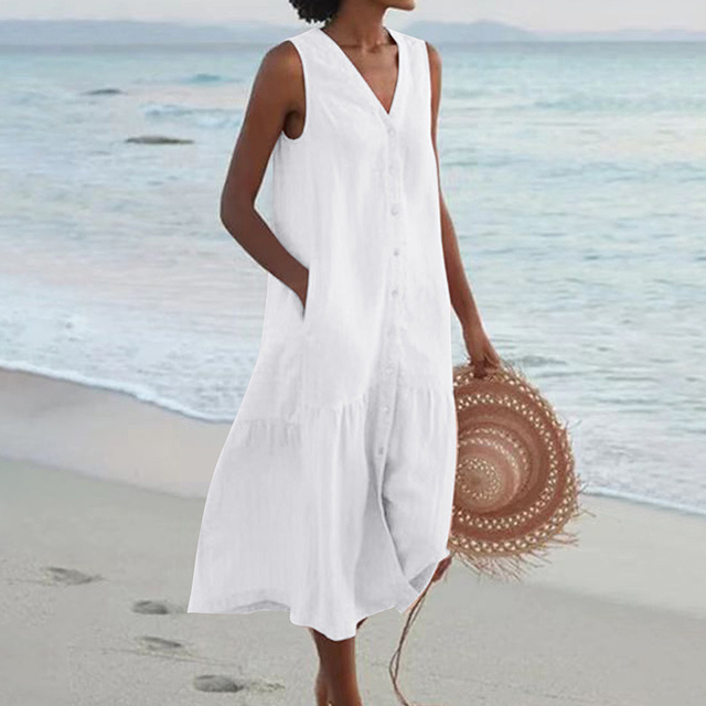 Lovisa | Vestido Midi de Botones para Mujer