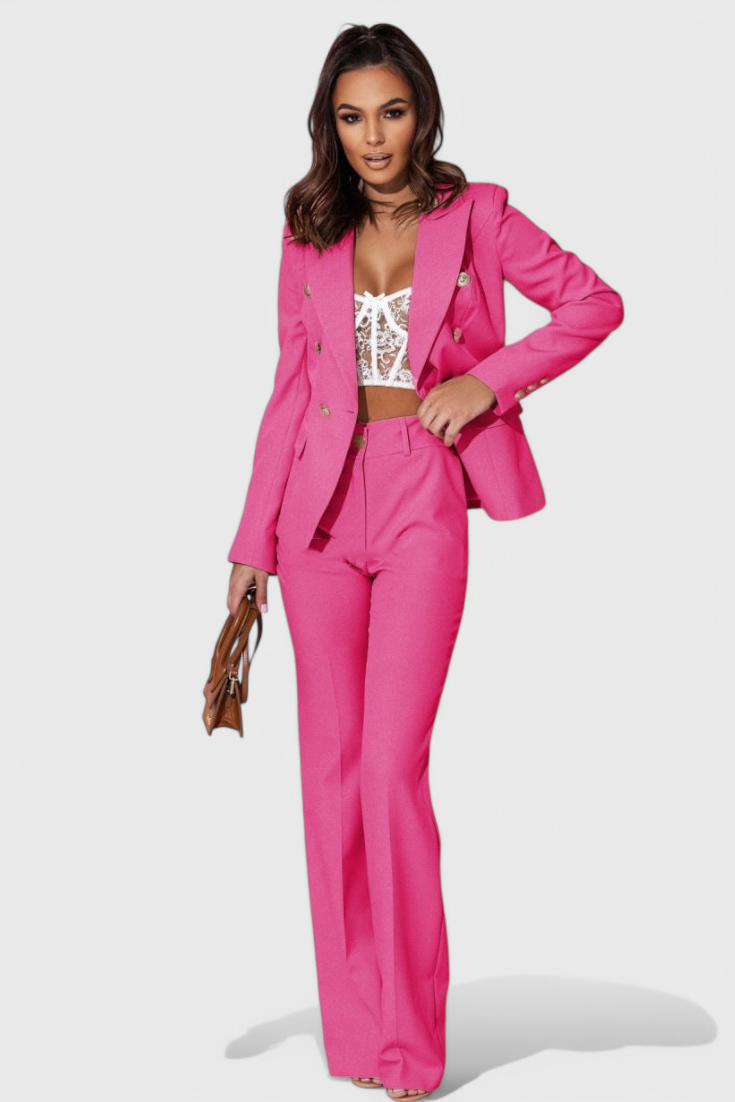 Rosalind Conjunto de Blazer y Pantalones Elegante