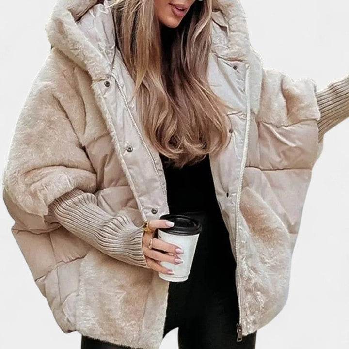 Domilia Chaqueta Acolchada Cálida con Capucha