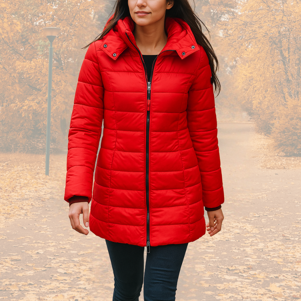 Camille Parka Elegante con Cálido Forro Interior