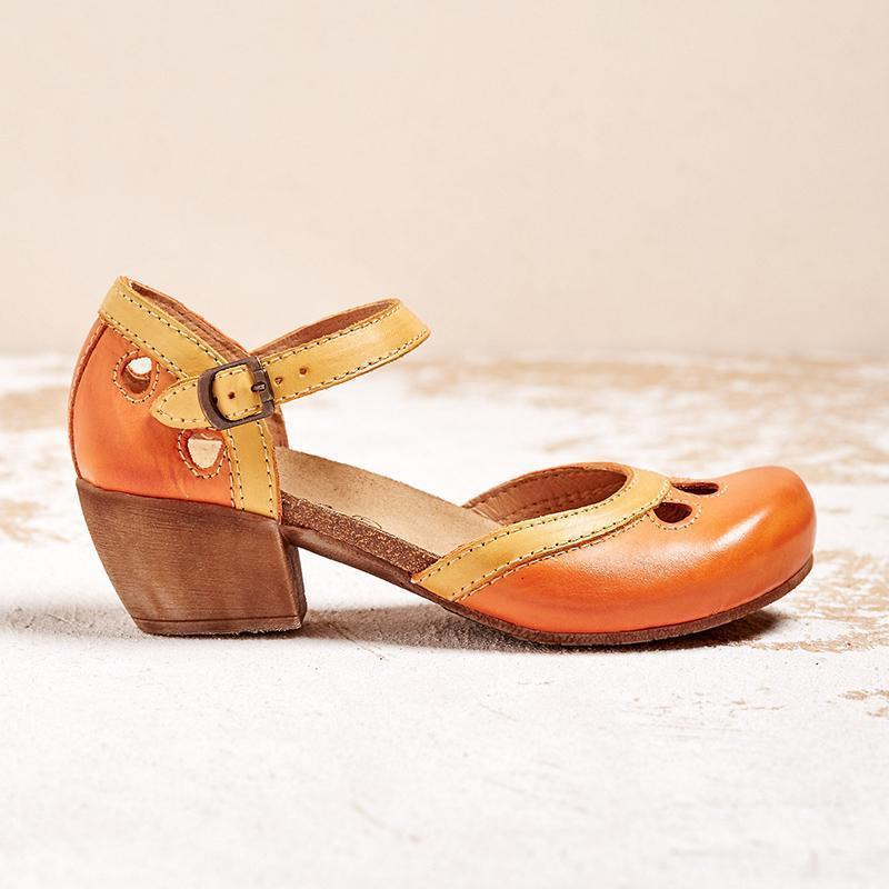 Laisy™ - Sandalias Ortopédicas de Tacón Bajo Confortables