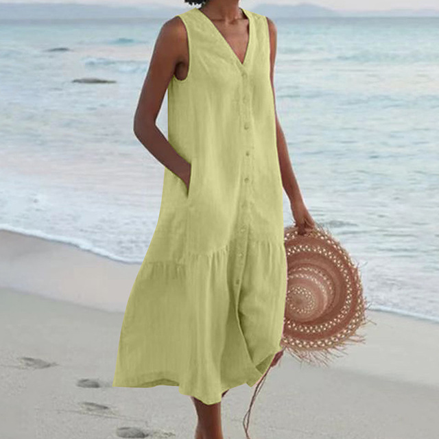 Lovisa | Vestido Midi de Botones para Mujer