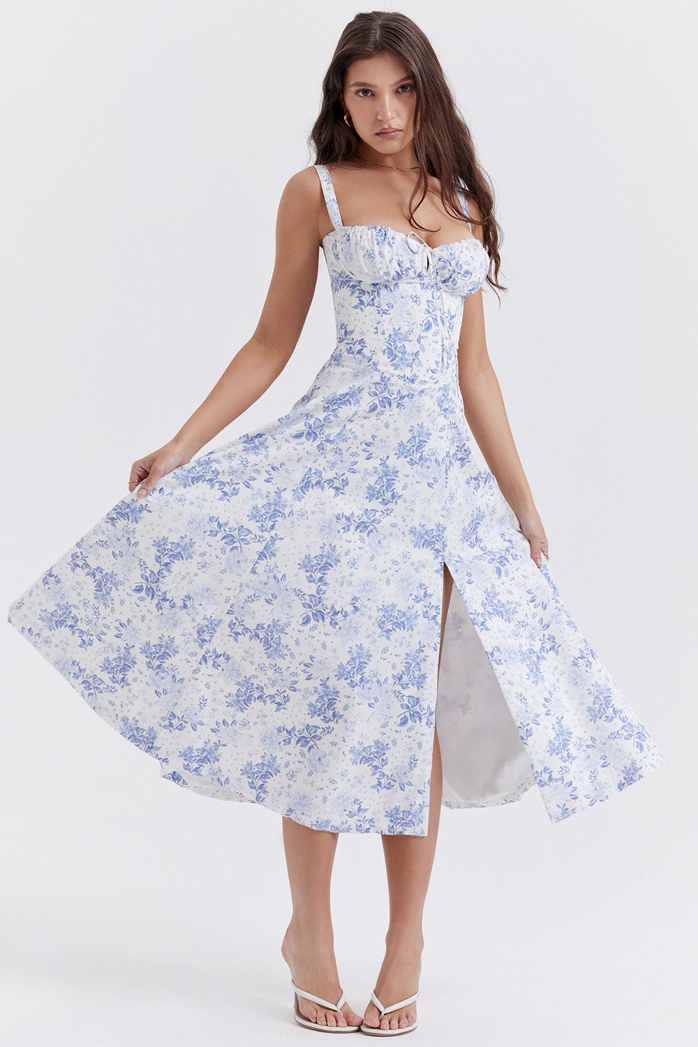 Ebba | Vestido Midi de Verano Sin Mangas para Mujeres
