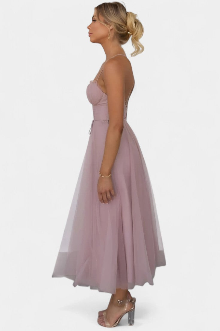 Eileen Vestido Midi de Tul