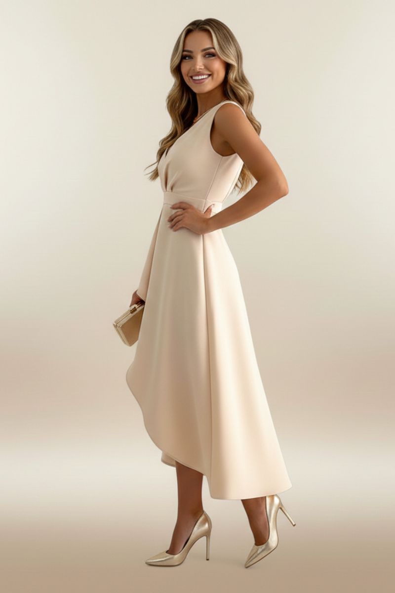 Briselle | Vestido Midi Sin Mangas para Mujeres