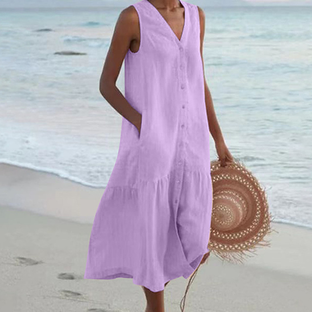 Lovisa | Vestido Midi de Botones para Mujer