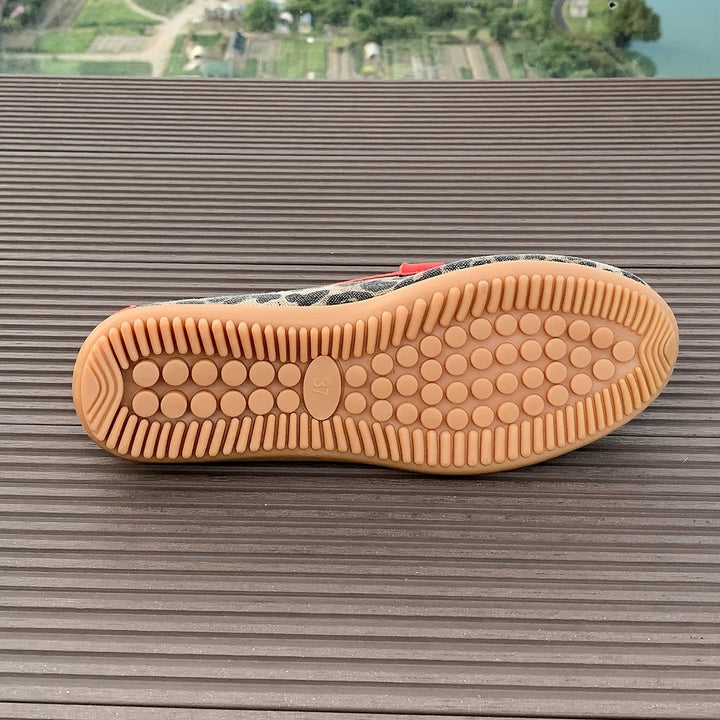 Aimee™ | Mocasin Leopardo Rojo