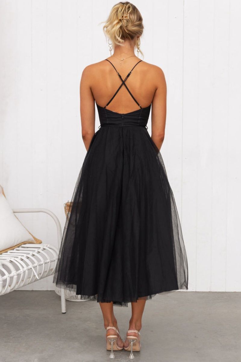 Lana | Vestido Midi de Tul para Mujeres