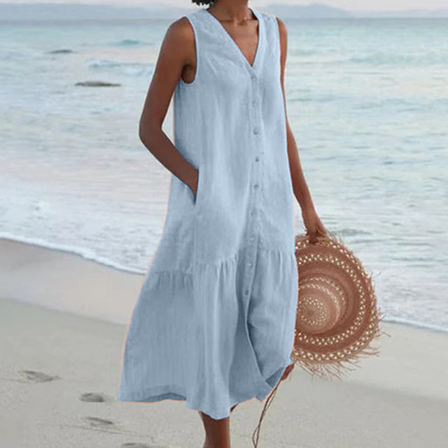 Lovisa | Vestido Midi de Botones para Mujer