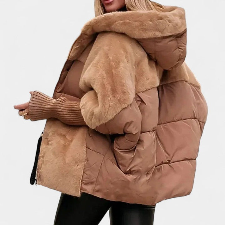 Domilia Chaqueta Acolchada Cálida con Capucha