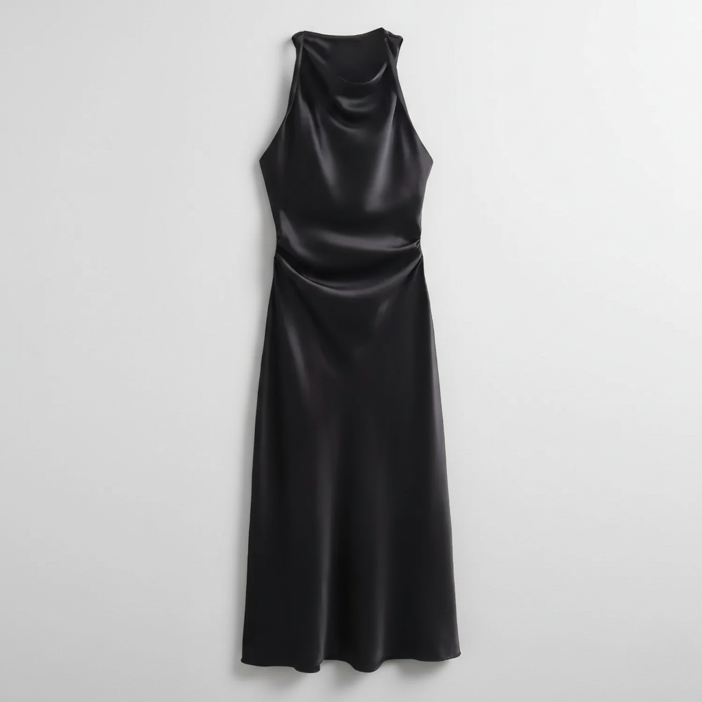 Karrie | Vestido Midi de Cóctel Sin Mangas para Mujeres