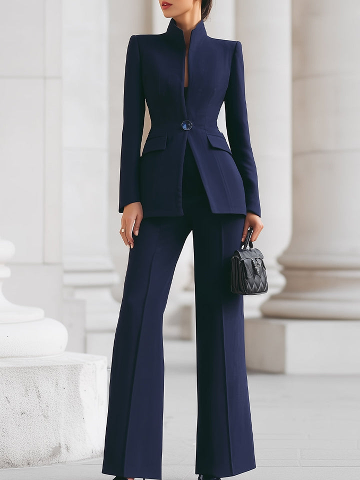 Adrielle Elegante conjunto de Blazer y Pantalón