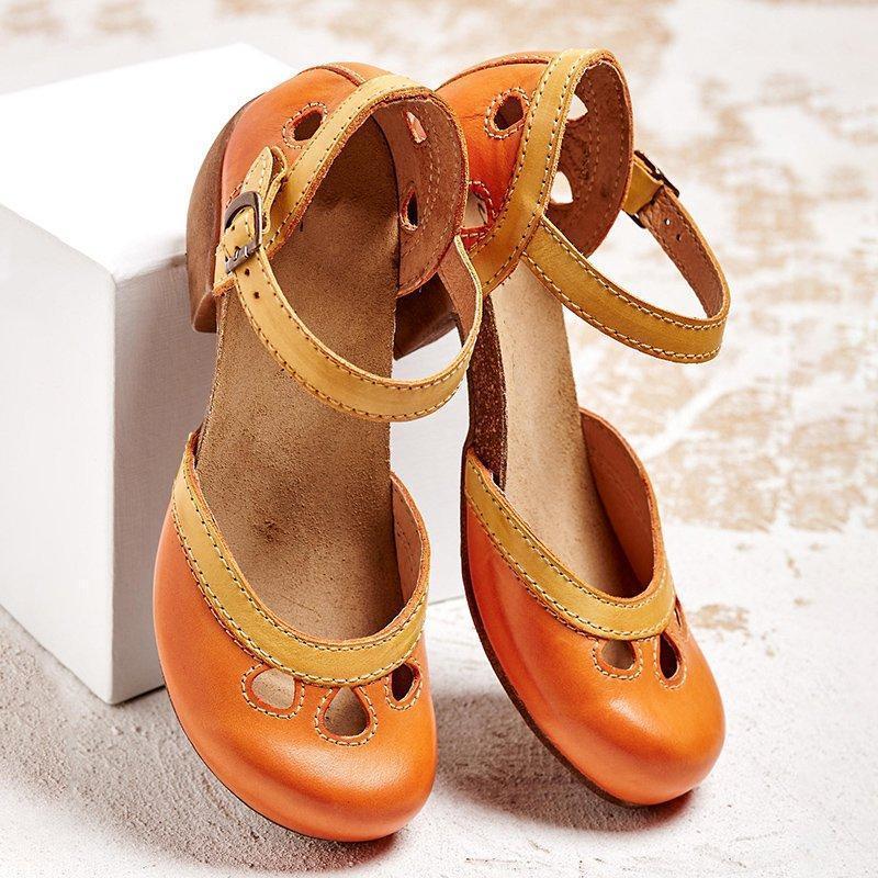 Laisy™ - Sandalias Ortopédicas de Tacón Bajo Confortables