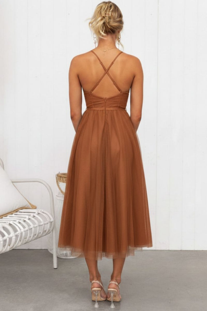 Lana | Vestido Midi de Tul para Mujeres