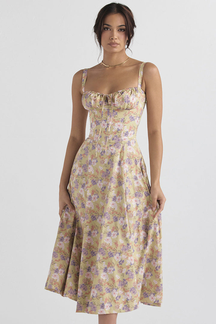 Ebba | Vestido Midi de Verano Sin Mangas para Mujeres