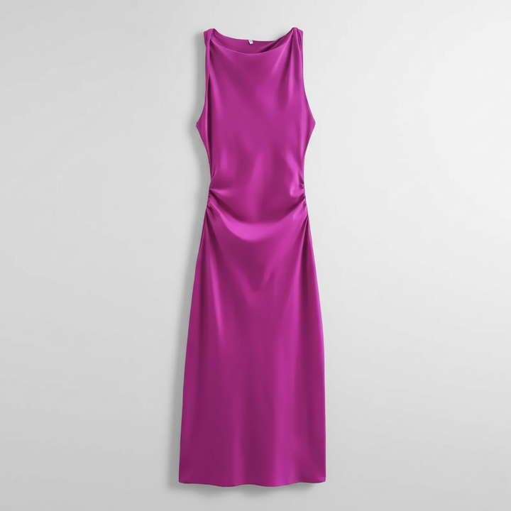 Karrie | Vestido Midi de Cóctel Sin Mangas para Mujeres