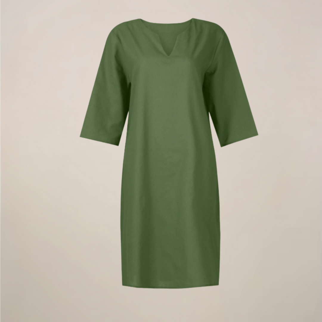 Emmy | Vestido Midi de Cambio con Escote en V para Mujeres