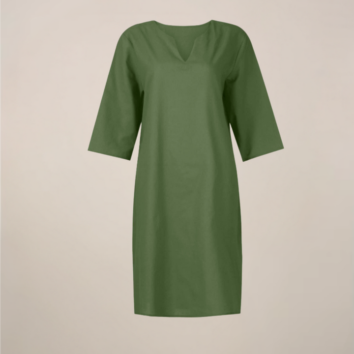 Emmy | Vestido Midi de Cambio con Escote en V para Mujeres