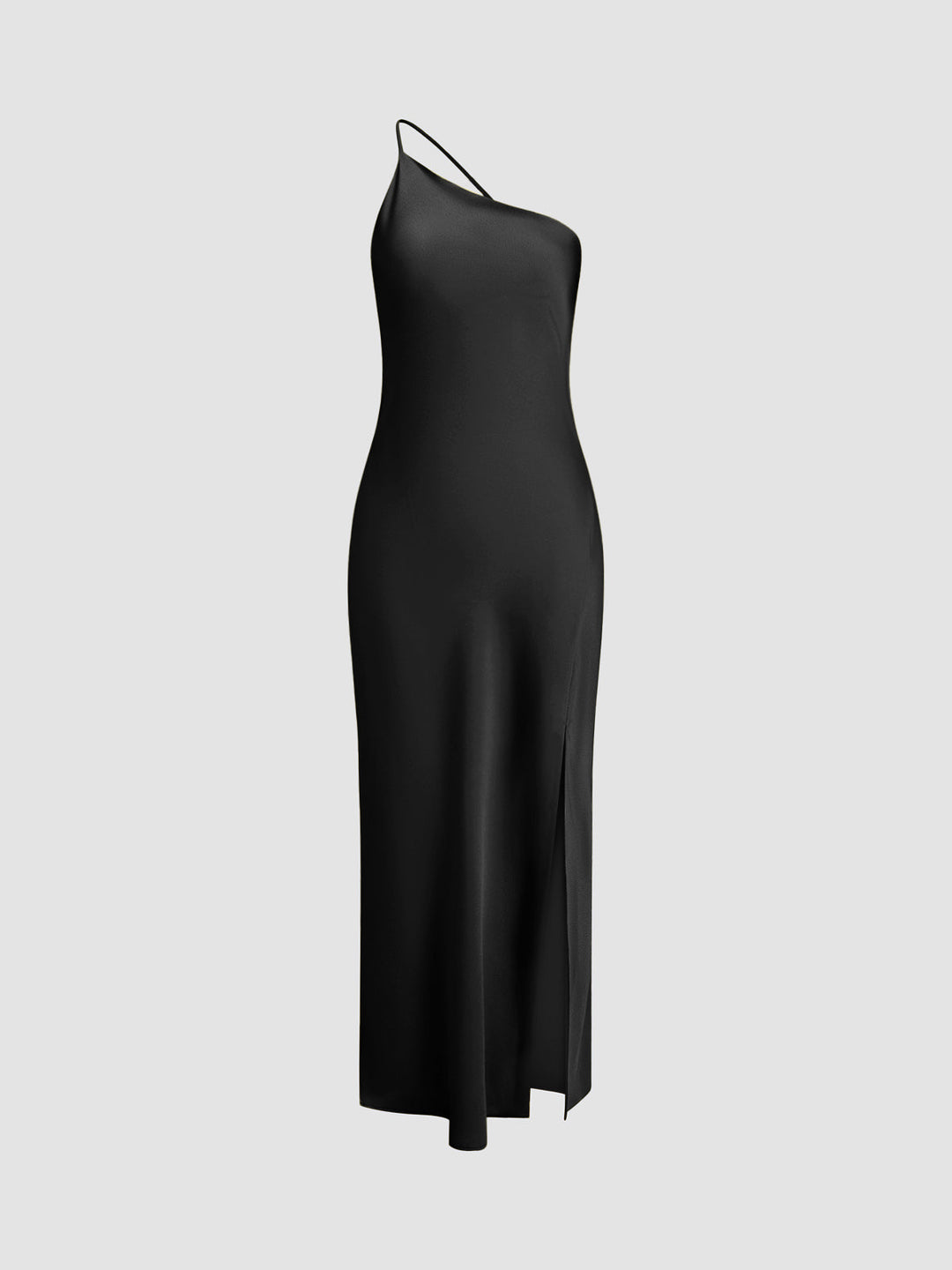 Vestido Maxi de Invitada de Boda de Satén con Espalda Abierta