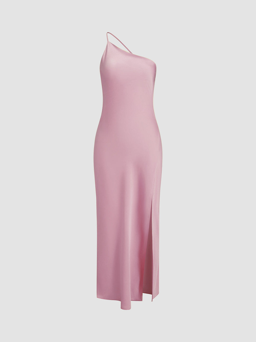 Vestido Maxi de Invitada de Boda de Satén con Espalda Abierta