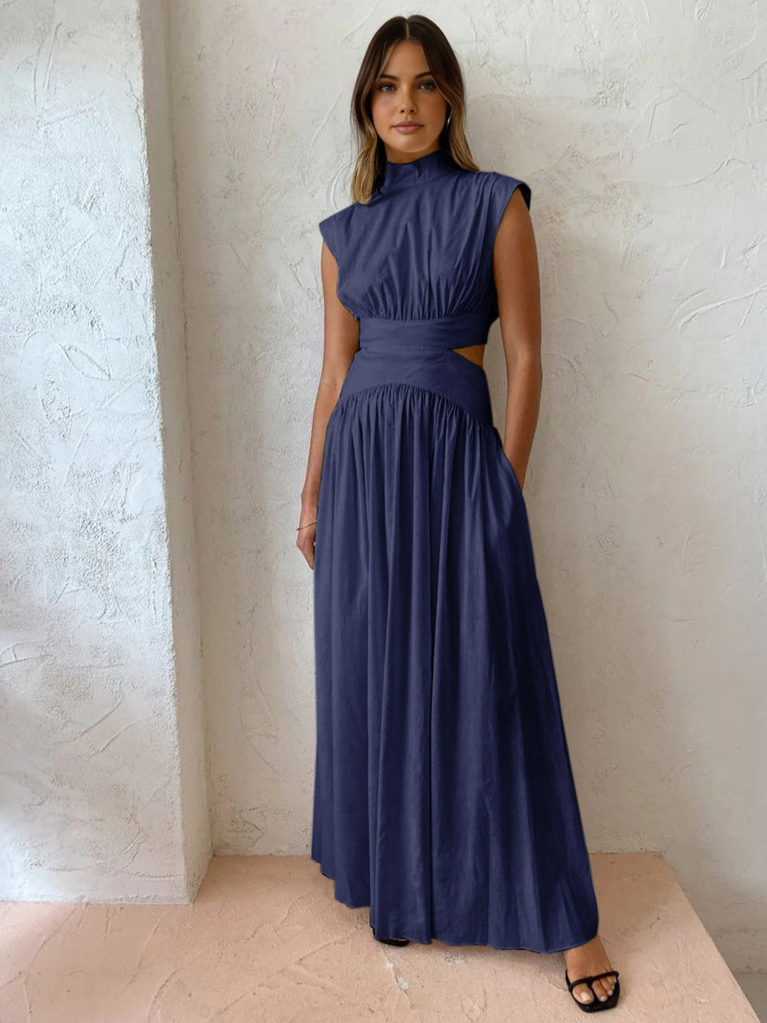 Elegante Vestido Maxi Sin Mangas para Ocasiones Formales