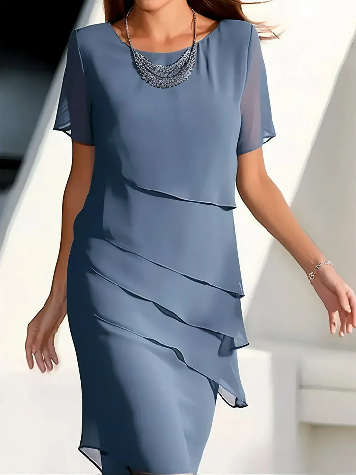 Tihana | Vestido Midi Capa para Mujeres