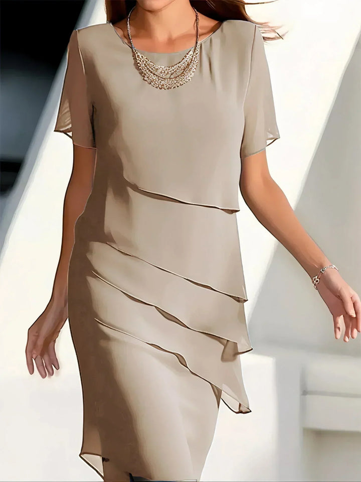 Tihana | Vestido Midi Capa para Mujeres