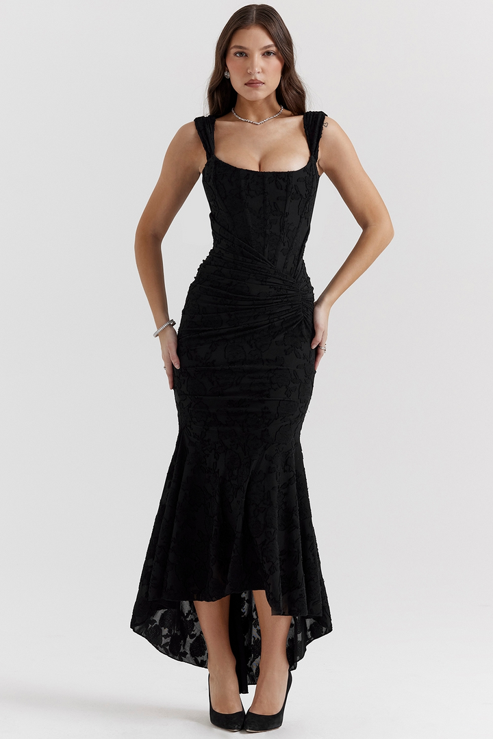 Vestido Maxi de Novia con Corsé de Encaje
