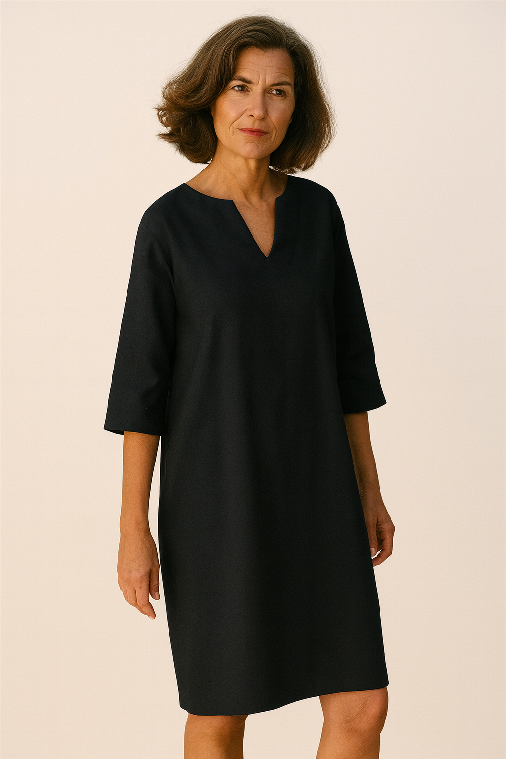 Emmy | Vestido Midi de Cambio con Escote en V para Mujeres