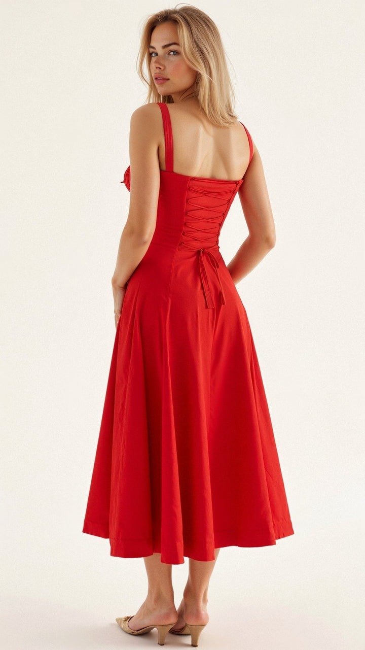 Cerene | Vestido Midi Floral para Mujeres