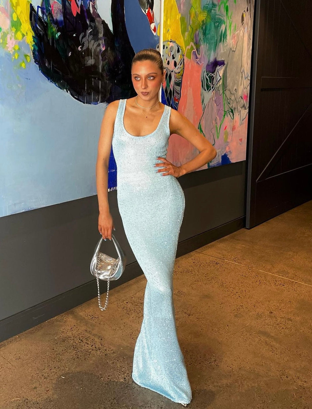 Vestido Maxi de Fiesta de Verano con Lentejuelas Skye