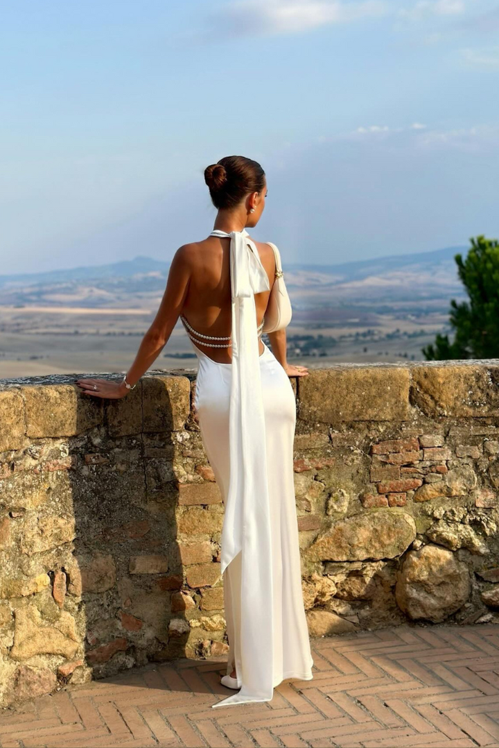 Vestido Maxi de Invitada de Boda Priscilla Perla