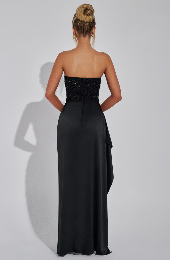 Vestido Maxi de Noche Corsé Beaded Emrielle