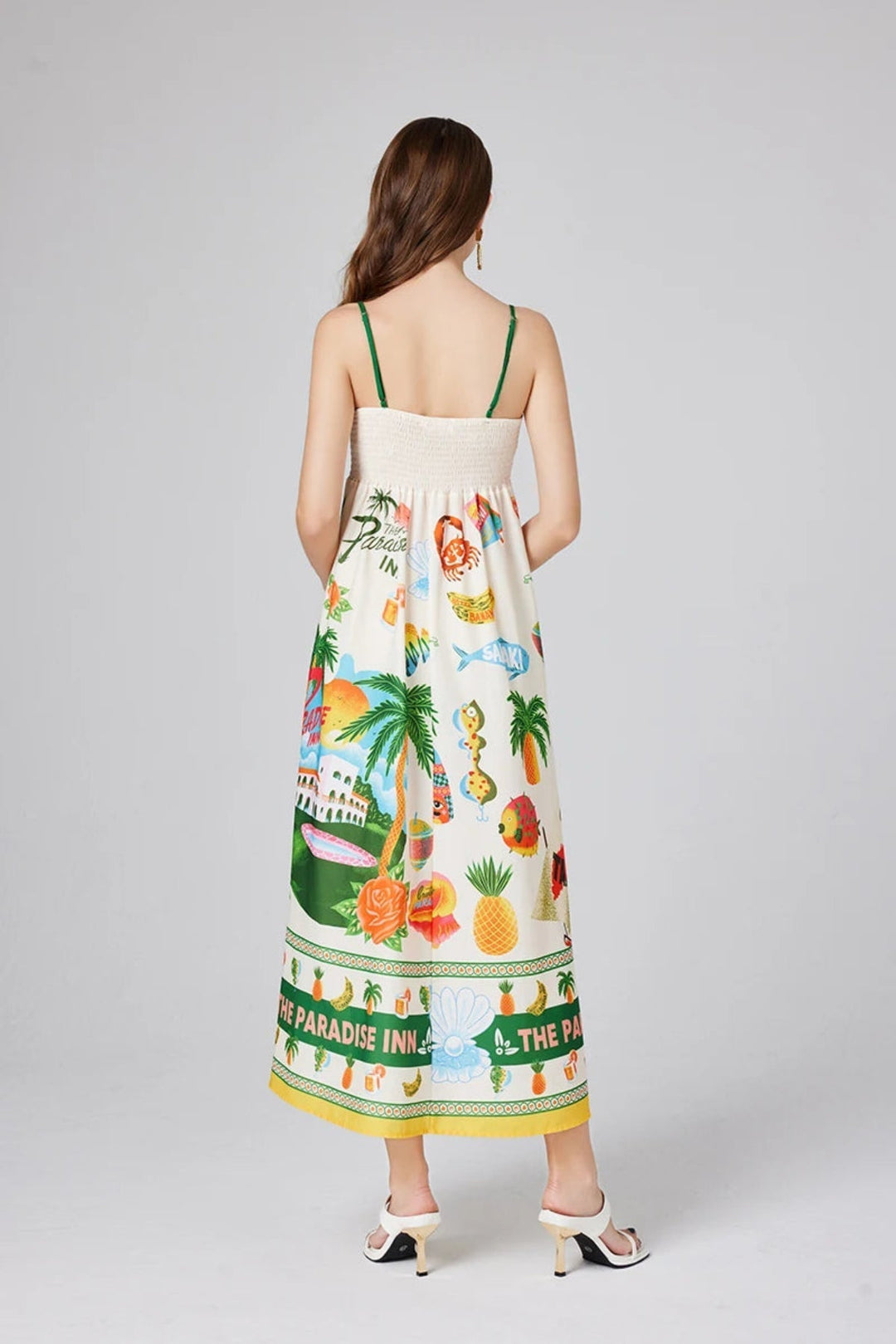 Vestido Maxi de Verano Floral de Playa