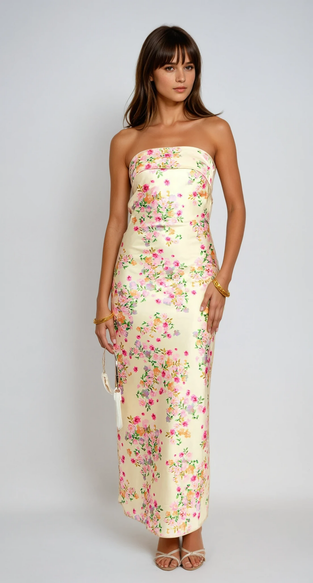Vestido Maxi Amarillo de Verano