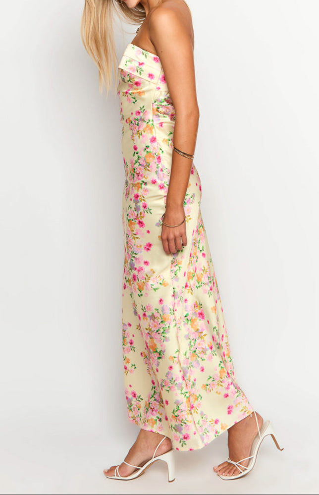Vestido Maxi Amarillo de Verano