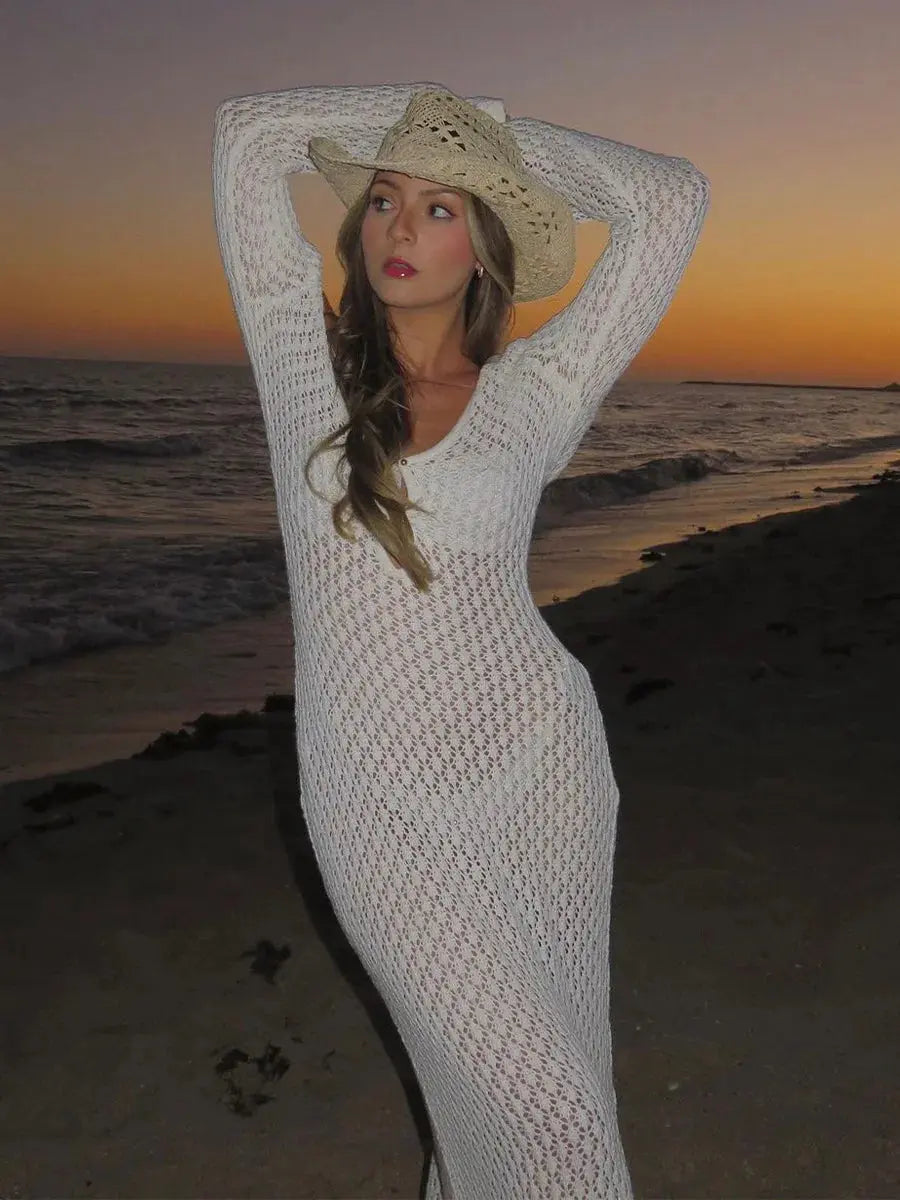 Vestido de verano casual Lily Blanco