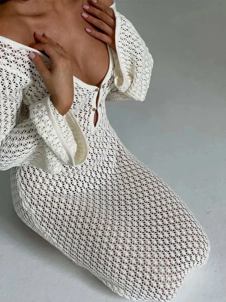 Vestido de verano casual Lily Blanco